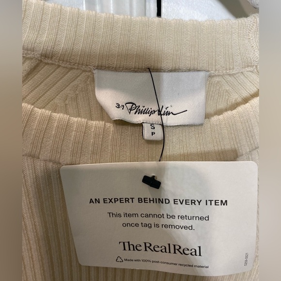 3.1 Phillip Lim Ribbed Sweater With Waist Tie - Picture 6 of 8